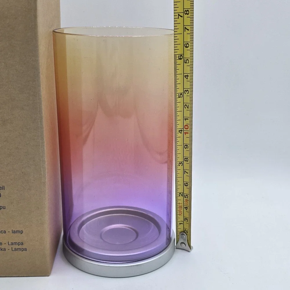 Party Lite P90996 Sunrise Candle Lamp Glass with‎ Stand (Retired)